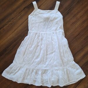 Cat & Jack White Eyelet Strap Sundress for Girls